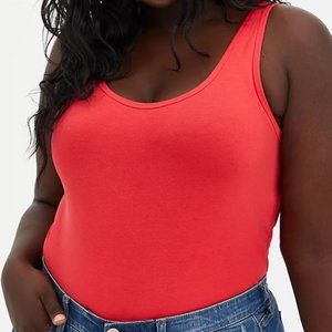 NWT BERRY PINK FOXY DOUBLE SCOOP TANK